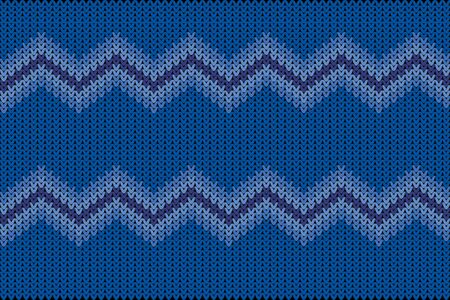 Winter knitted seamless pattern, scandynavian styleのイラスト素材