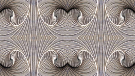 Beige abstract symmetric background is computer graphics and can be used in the design of textiles,...