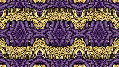 Gold and purple abstract symmetric backgrounds is computer graphics and can be used in the design of...