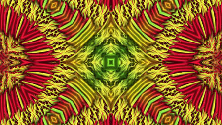 Abstract background with symmetric patterns in different colors. Can be used for prints on fabrics...