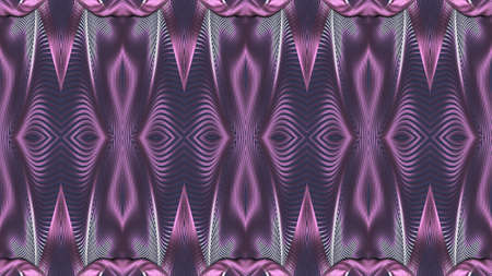 Purple abstract symmetric background is computer graphics and can be used in the design of textiles,...