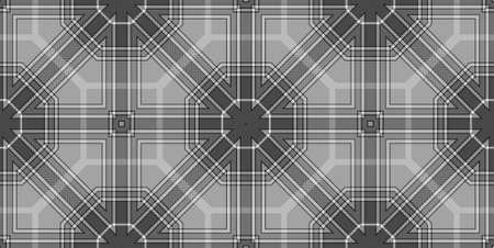 Abstract background with symmetric patterns in gray colors. Can be used for prints on fabrics and clothes, in the interior.の写真素材