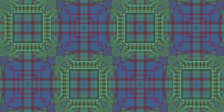 Abstract seamless patterned background that can be used for fabric prints