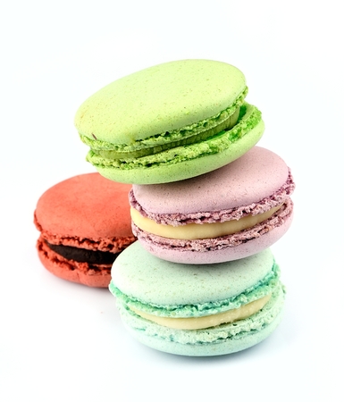 Macaroon cookies .Dessertの写真素材