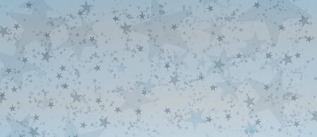 Abstract gray banner background with stars. Concept for night, space or winter sky.の写真素材