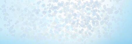 Abstract blue bokeh background with colorful circles.の写真素材
