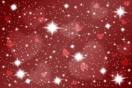 White frame with place for text on a blue background with red hearts. Greeting cards, invitations, celebration conceptの写真素材
