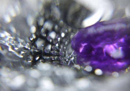 luxury background with colored blurred crystals in soft style. no focusの写真素材