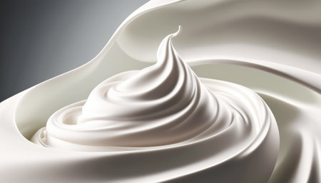 cream, cream texture. cosmetic product for face and body care. generative AIの素材