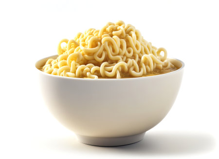 Chinese noodles. Asian fast food. generative AIの素材