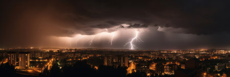 weather image in nature. rain , hurricane and storm. Generative AIの素材