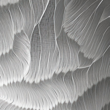abstract detailed white-grey texture background. halftone pattern with white background wallpaper. texture and interweaving of threads and fibers. Generative AIの素材