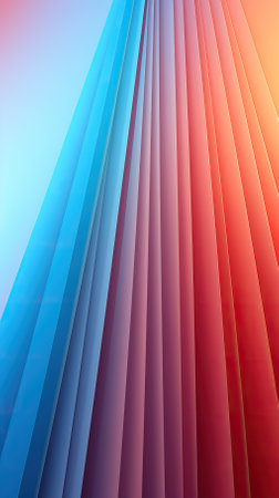 Gradient light, striped pattern and background, balanced arrangement.の素材