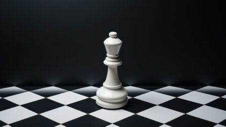 black and white chessboard background. Background wallpaper on a chess themeの素材