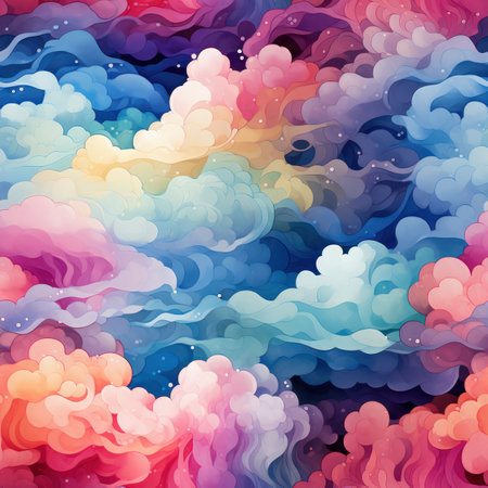 colorful abstract background texture in bright rainbow colors.modern digital graphics.の素材