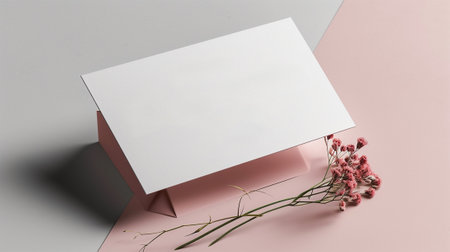 Beautiful greeting card in pastel colors with flowers. concept of love and holidays. Blog design. Pastel colorの素材
