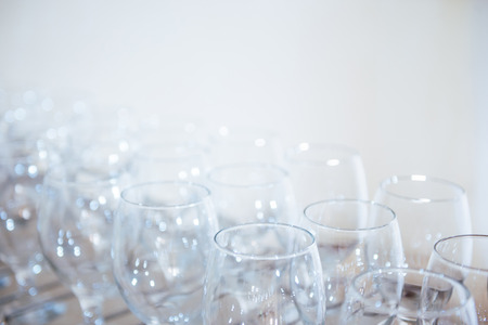 Blurred glasses with bokehの写真素材