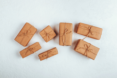 Christmas colorful presents.の写真素材