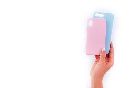 Up to date technology.Top view of diverse personal accessoryの写真素材