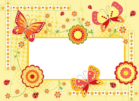 Spring Easter background. のイラスト素材