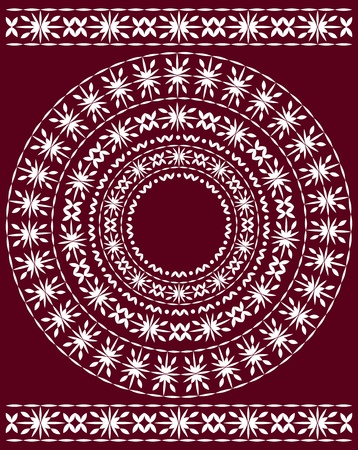 white doily. のイラスト素材