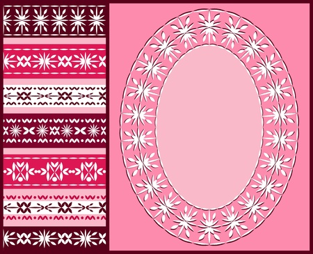 Album page for scrapbook. のイラスト素材