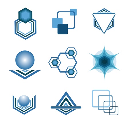 Abstract geometric elements のイラスト素材