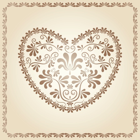 Background with heart  のイラスト素材