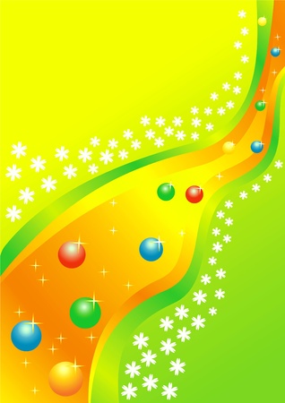 Abstract  background  Waves  のイラスト素材