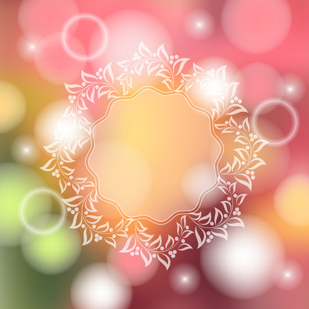 Nature blurred background のイラスト素材