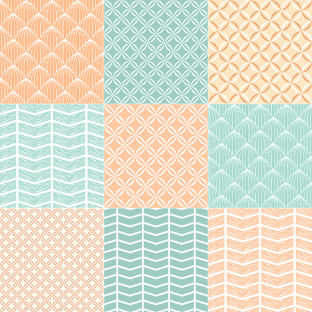 Collection pattern for scrapbook  Vector illustration のイラスト素材