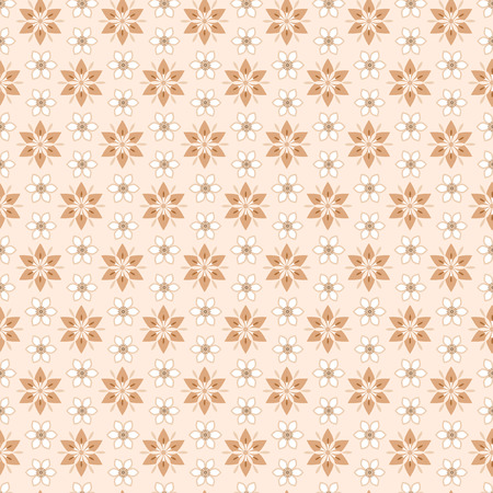 Seamless with flowers. Vector illustration.のイラスト素材