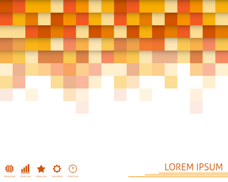 Colorfull square background. Vector illustration.のイラスト素材