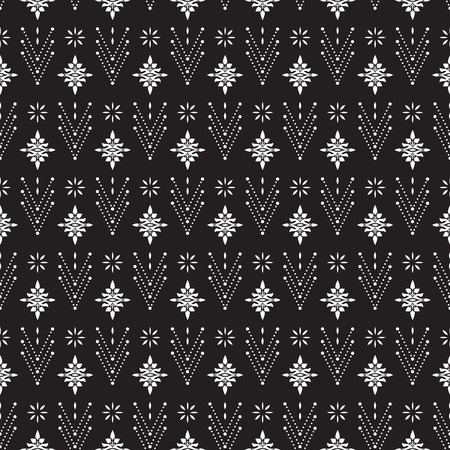 Black white pattern illustration.のイラスト素材