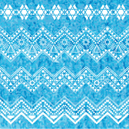 Collection tribal borders. Vector illustration.のイラスト素材