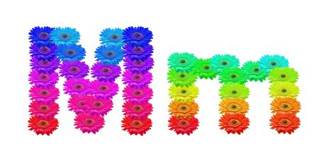 Daisy Upper and Lower Case Mの写真素材