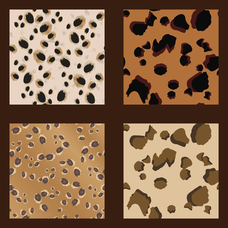 Leopard Spots Seamless vector Pattern-Wild - Illustrationのイラスト素材