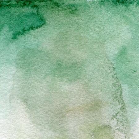 Watercolor illustration, texture. Transition, infusion of color, spreading ocher green grayの写真素材