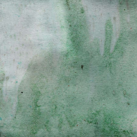 Watercolor illustration. Marble texture blue. Watercolor transparent stain. Gray and green color.の写真素材