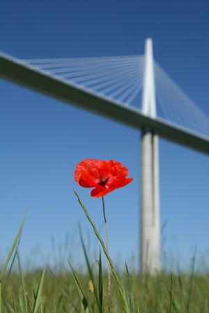 bridge, viaduct of millauのeditorial素材