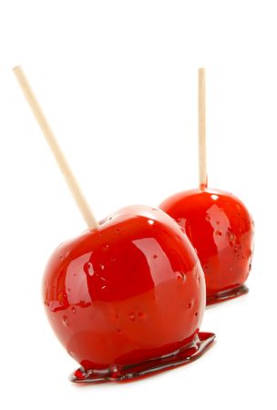 toffee appleの写真素材
