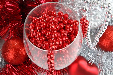 Decorated glassesの写真素材