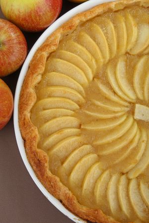 apple tartの写真素材