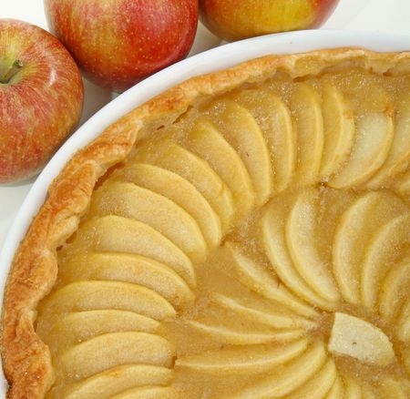 apple tartの写真素材