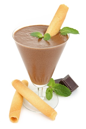 chocolate mousseの写真素材