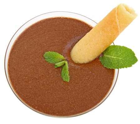 chocolate mousseの写真素材