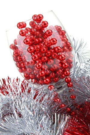 christ,mas, decorated glassの写真素材