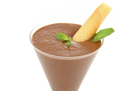 chocolate mousseの写真素材