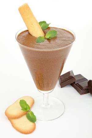 chocolate mousseの写真素材