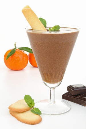 chocolate mousseの写真素材
